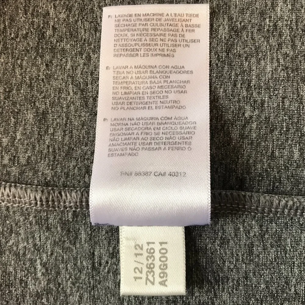 Adidas Gray Performance T-Shirt S Climalite EUC Running Workout Keeps You Dry